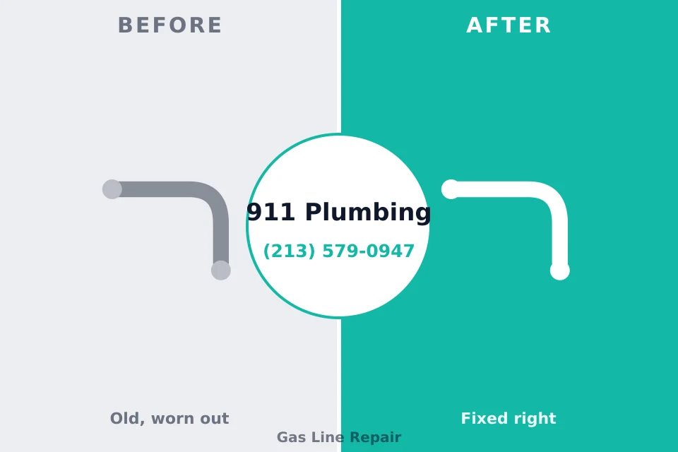 Before and after: plumbing company Tucson Estates, AZ